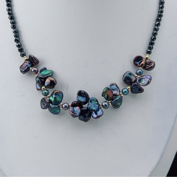 N151 Handmade Freshwater Baroque Pearl Necklace - Picture 4 of 8